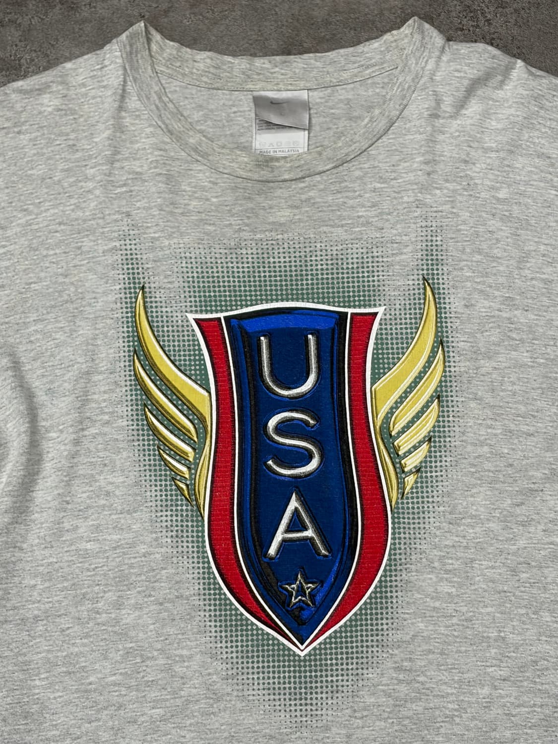 00s 나이키 USA 반팔 티셔츠 그레이 상품이미지2
