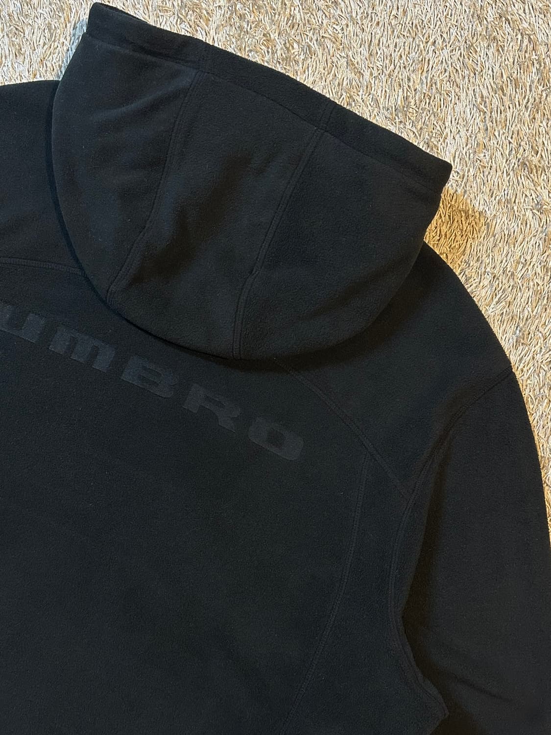 엄브로 UMBRO 투웨이 폴라텍 플리스 후드집업 블랙 상품이미지4
