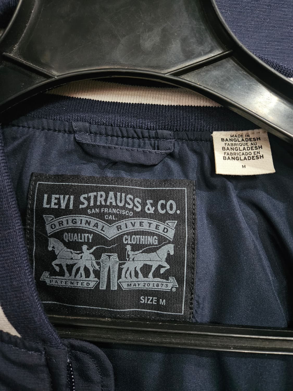 리바이스 투톤 레트렙 스타디움 남성 95 봄버 자켓  상품이미지3