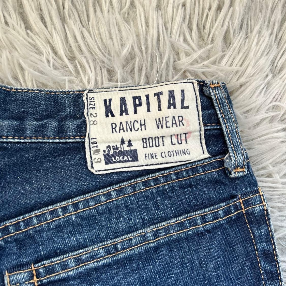 캐피탈 랜치 웨어 부츠컷 데님 팬츠 상품이미지9