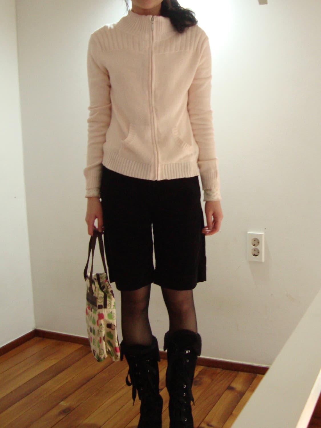 코듀로이 블랙 팬츠 상품이미지1