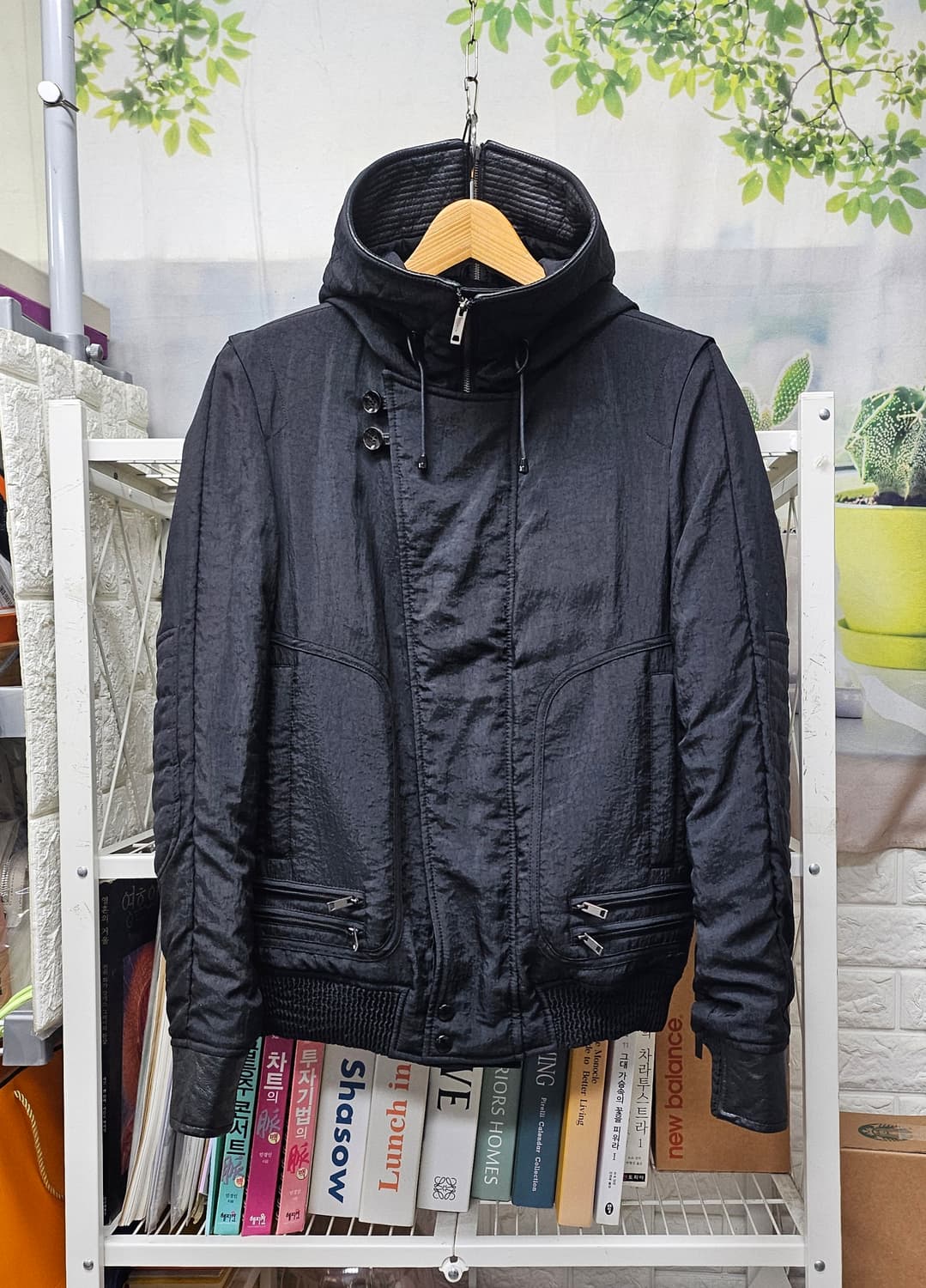 솔리드옴므 우영미 남성 패딩점퍼 자켓 슬림핏100 후드점퍼 XD40 상품이미지1