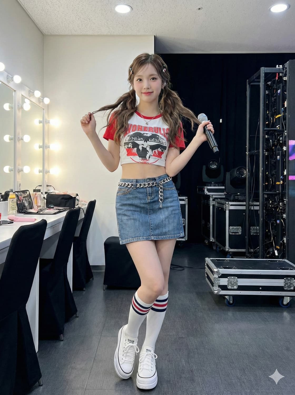 타미힐피거 데님 미니 스커트 상품이미지1