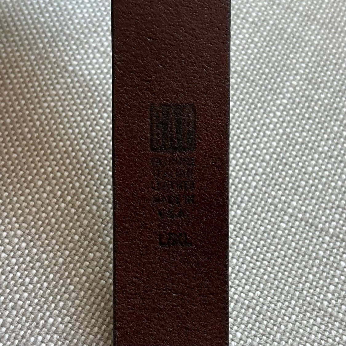 [28-29] 90s USA GAP 브라운 레더 브라스 버클 벨트 상품이미지9