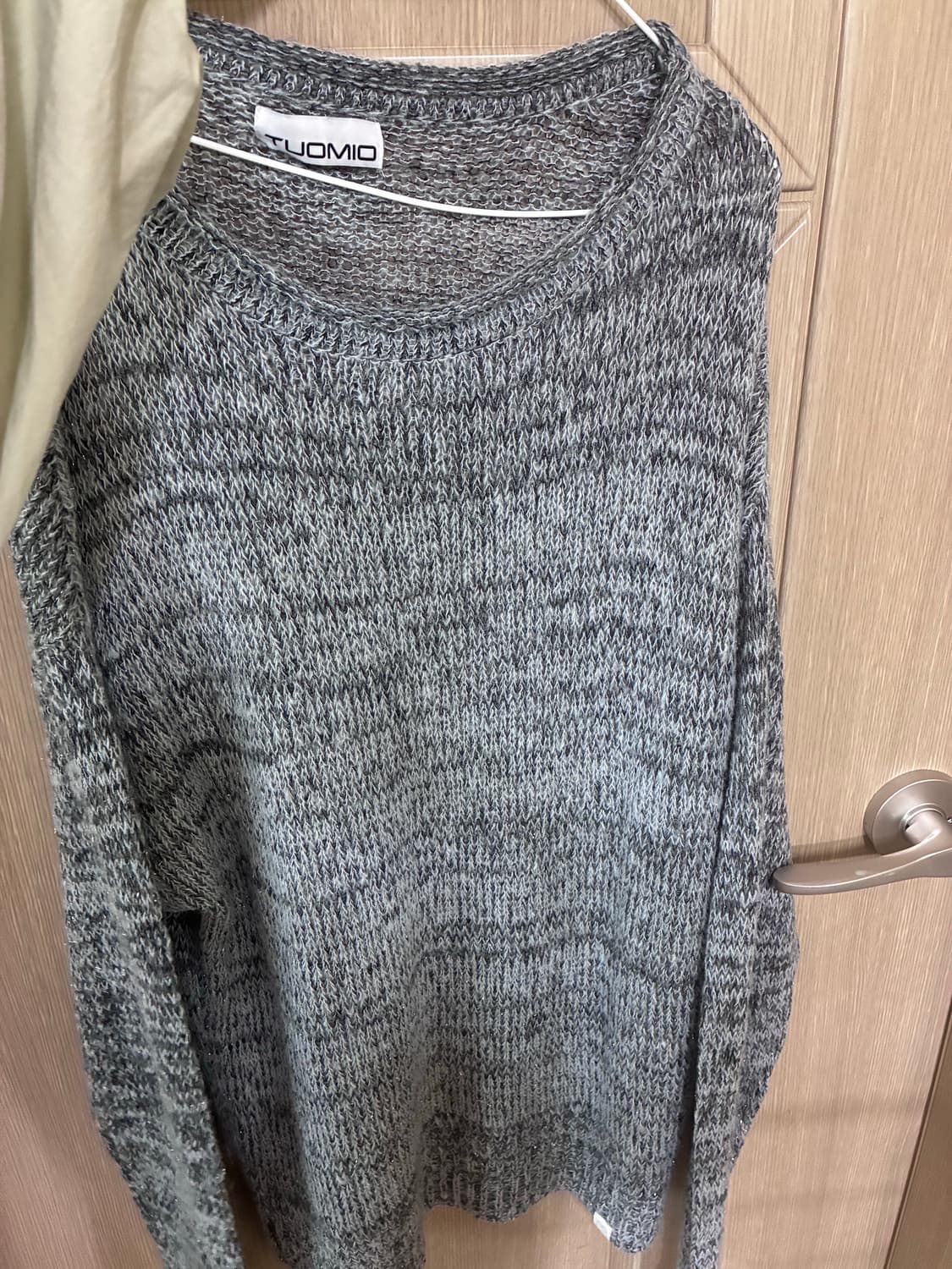 뚜오미오oversized glitter sweater(dustyblue) 상품이미지3