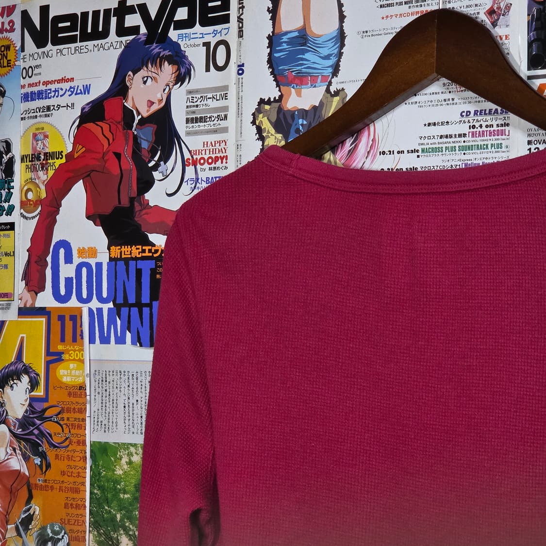 갭 핑크 와플 롱슬리브 쭉티 상품이미지5