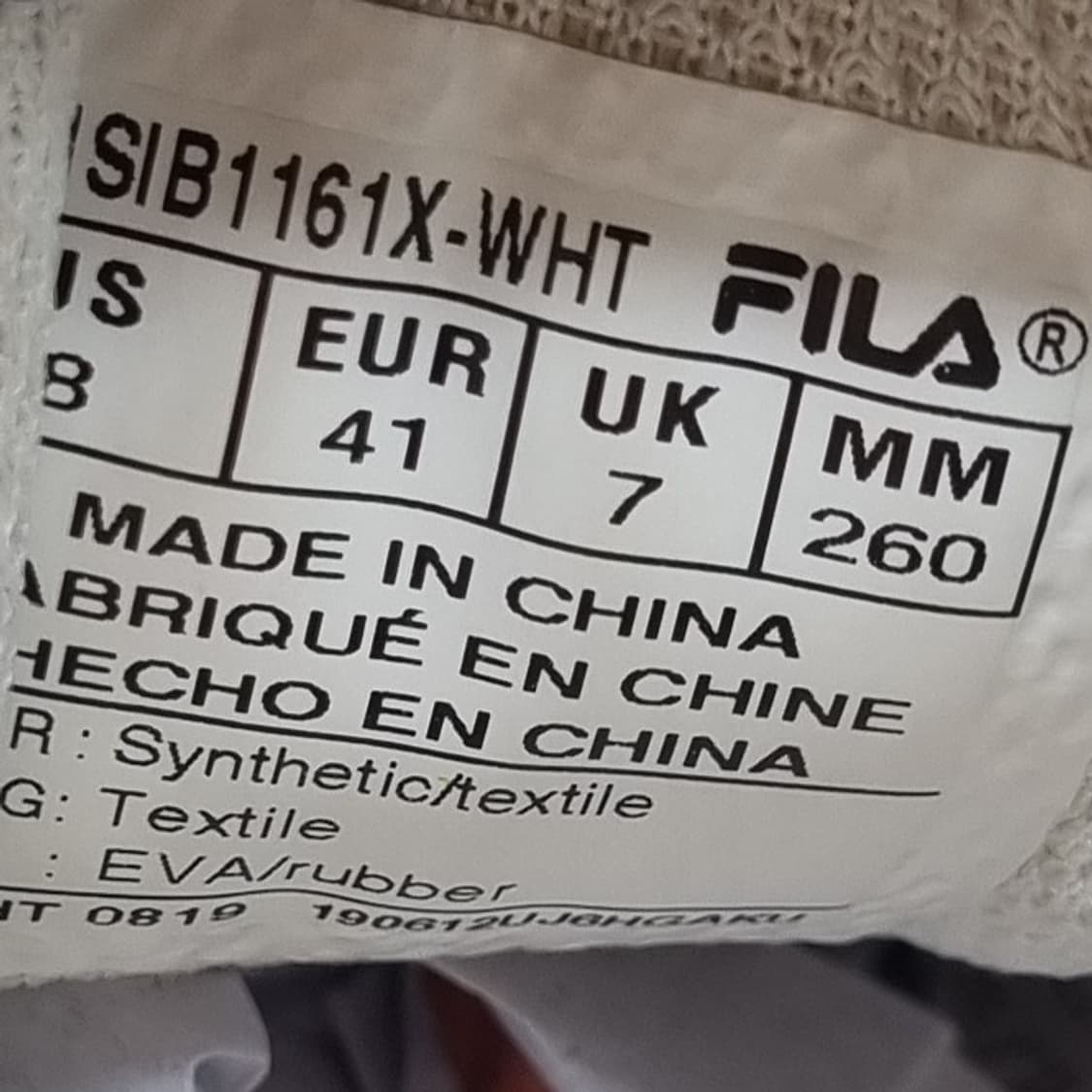 휠라 레이 남성스니커즈260  상품이미지6