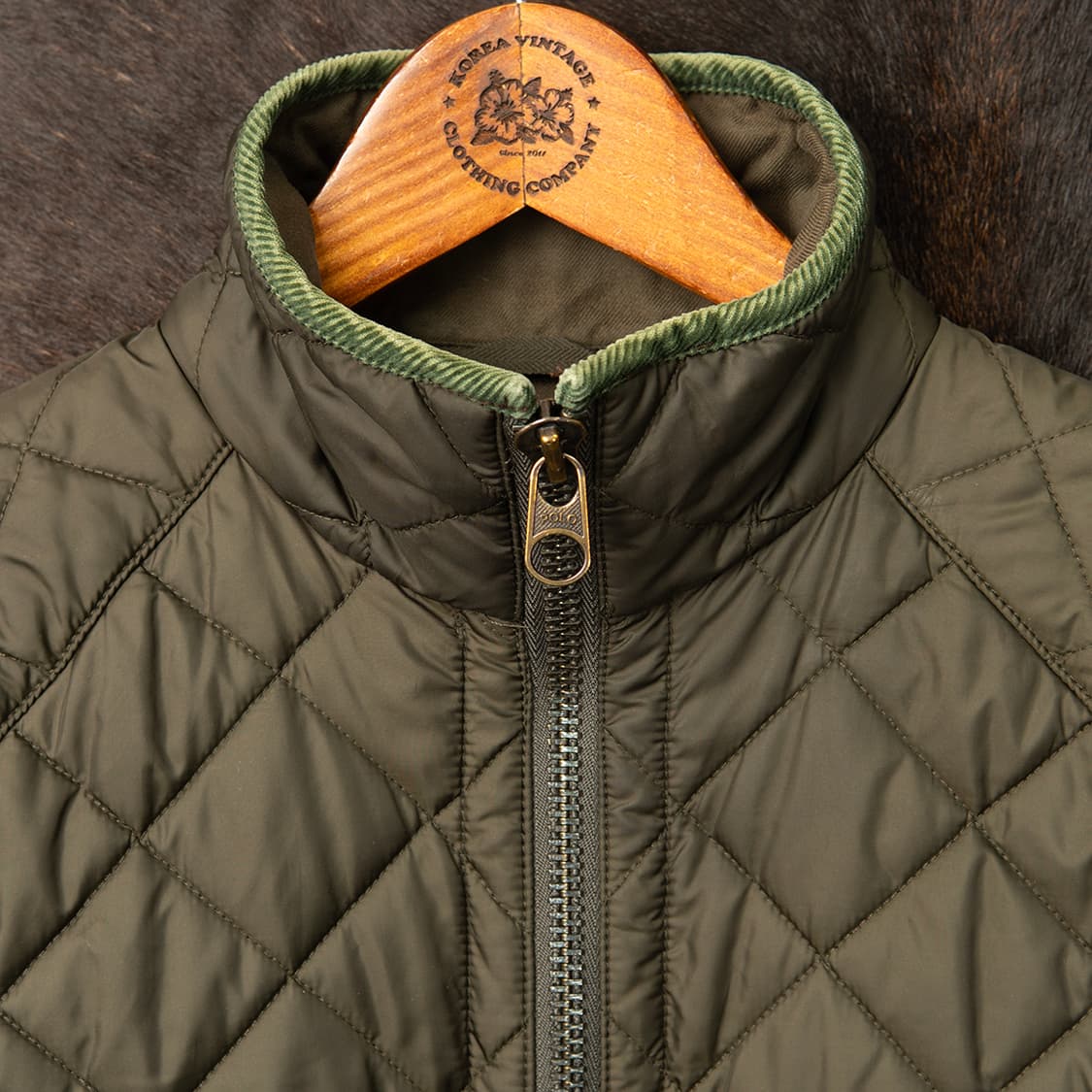 [M] 폴로 랄프로렌 퀼팅 / 퀼티드 자켓 올리브 MO-2398  상품이미지4