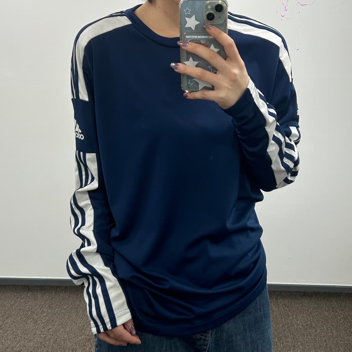 Adidas 아디다스 스쿼드라 네이비 롱슬리브 상품이미지2