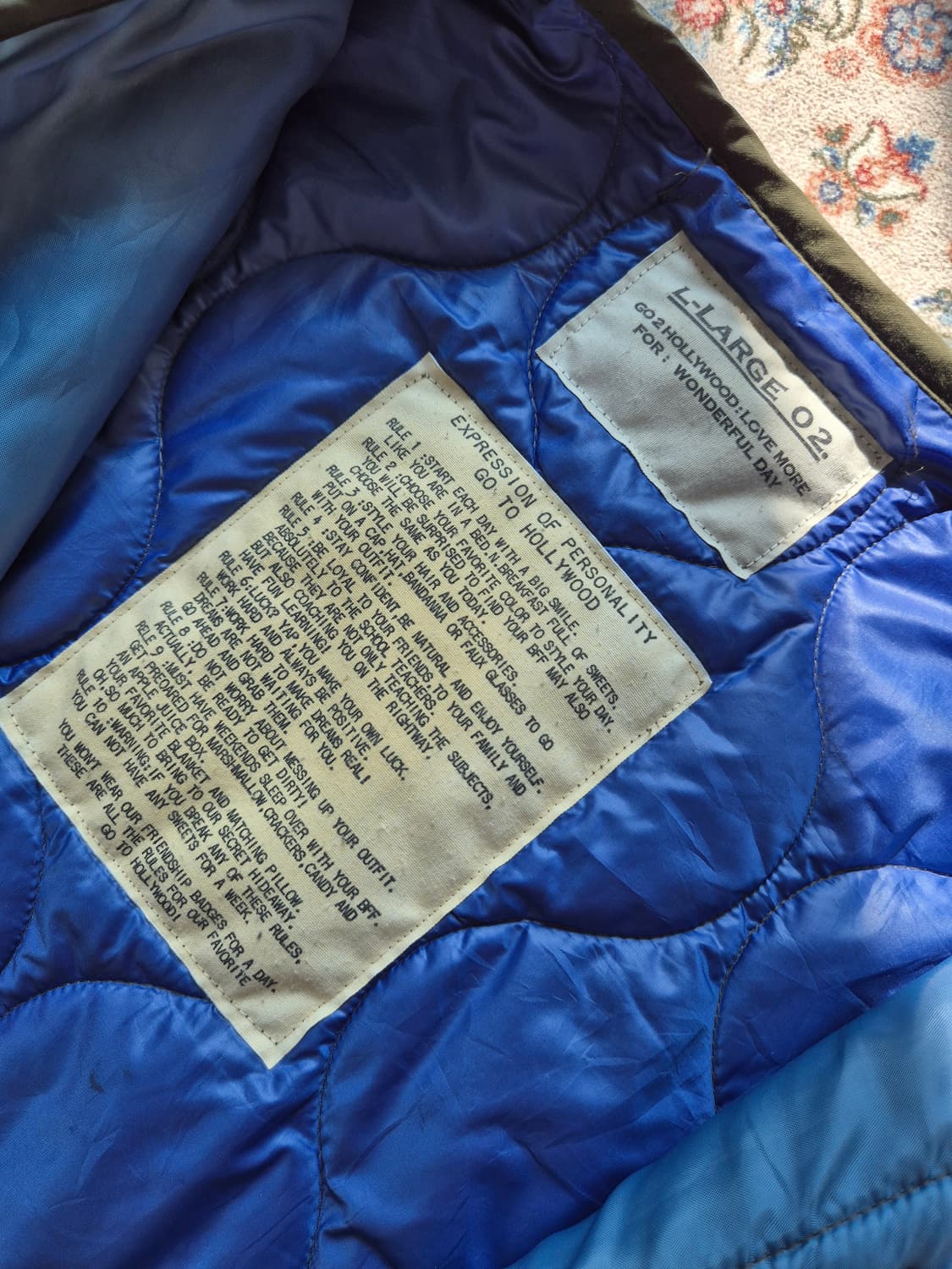 고 투 헐리우드 믹스 퀼팅 재킷 상품이미지7