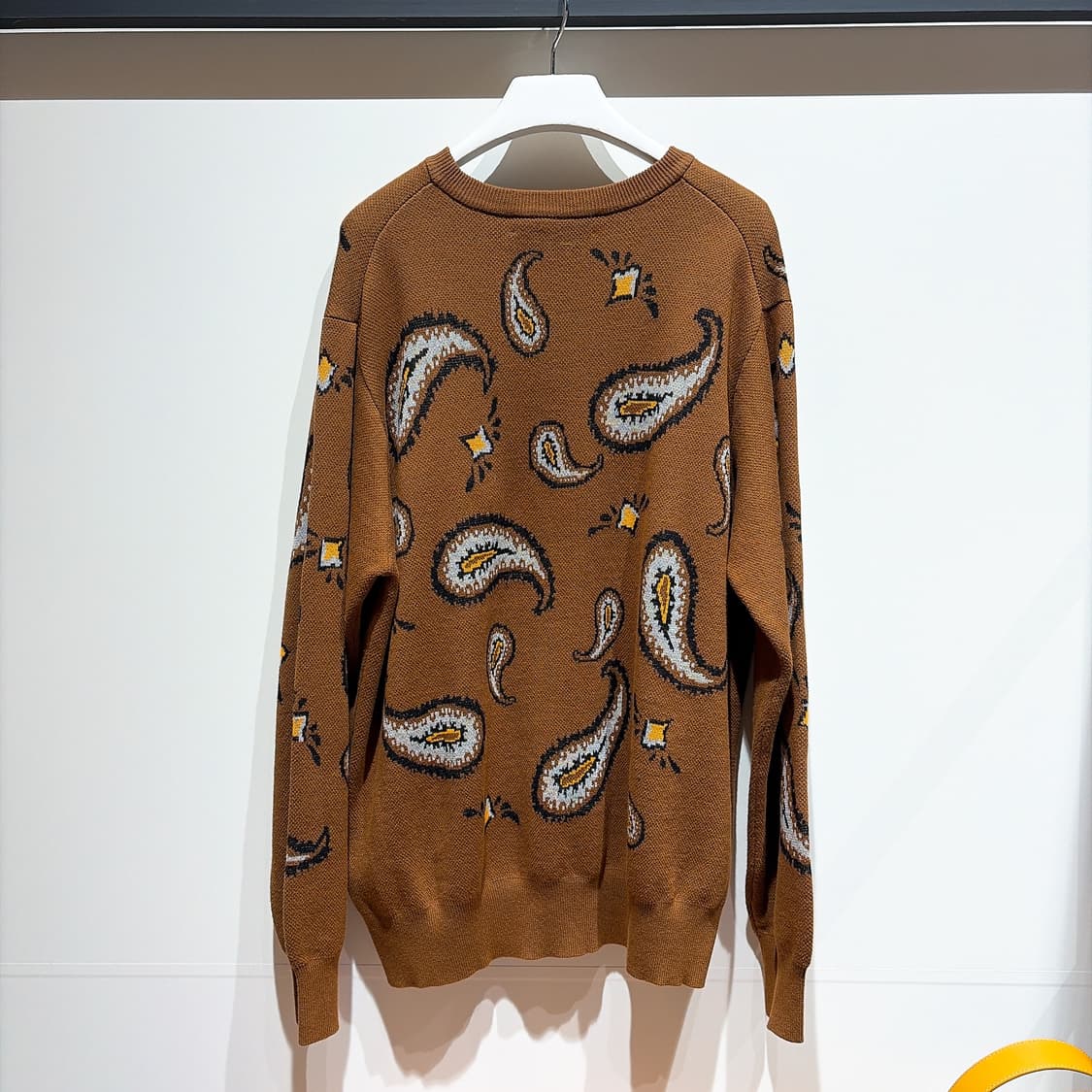 (정품/새상품) TOGA 토가 남성 브라운 페이즐리 자카드 니트  상품이미지2