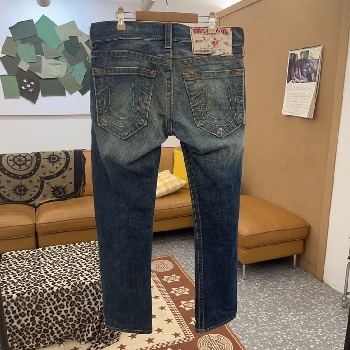 트루릴리전 BOBBY 빅티 레트로 빈티지 데님팬츠 34인치 C09166 상품이미지4