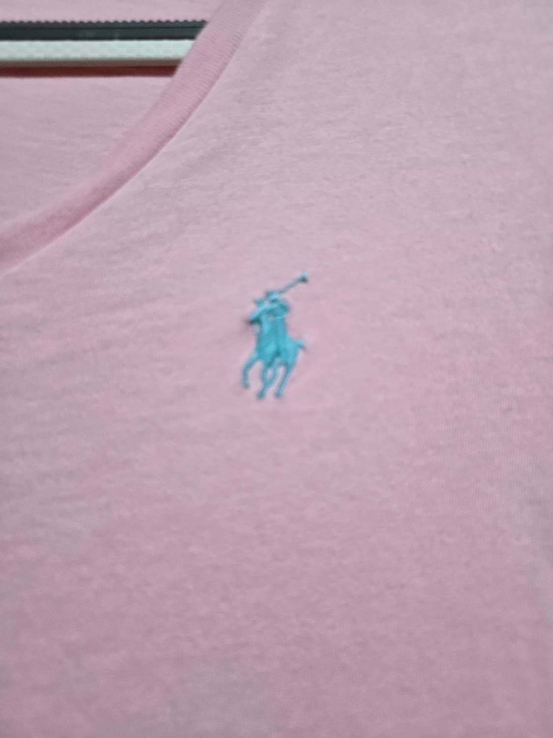 폴로 랄프로렌 스포츠 여성 브이넥 핑크 티셔츠 상품이미지3