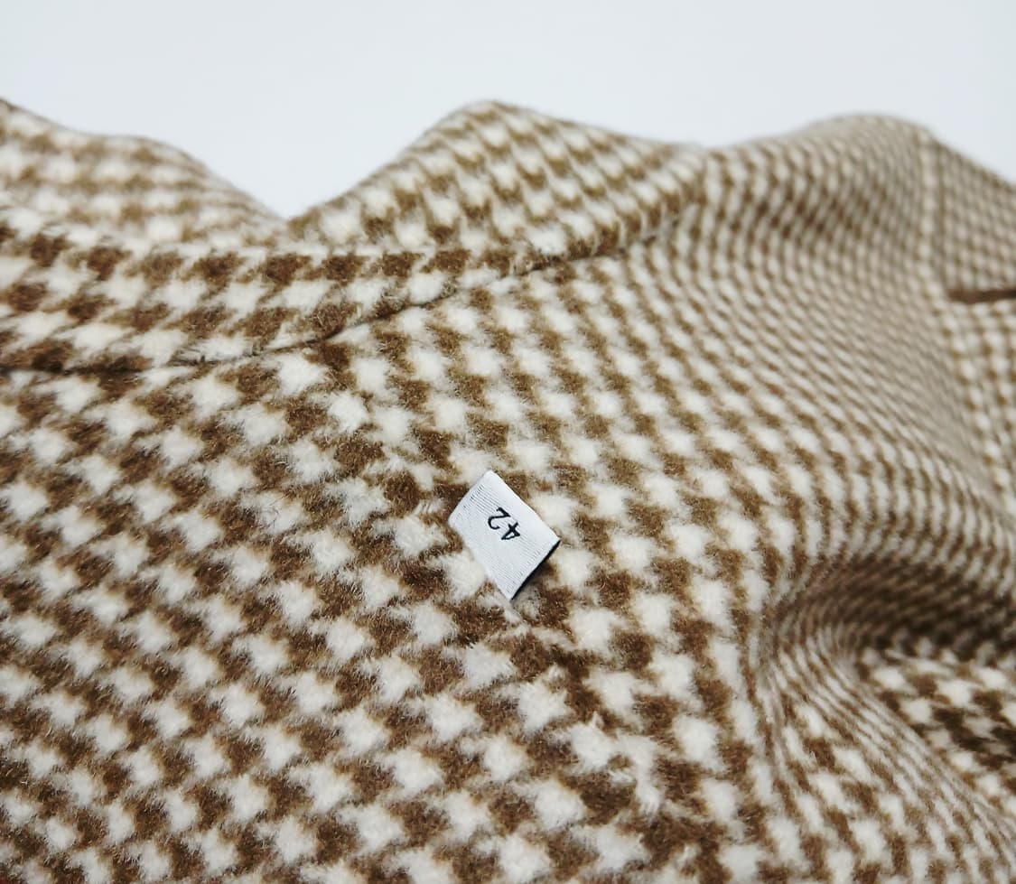 산드로 sandro 하운드투스 체크  벨트 자켓 상품이미지8