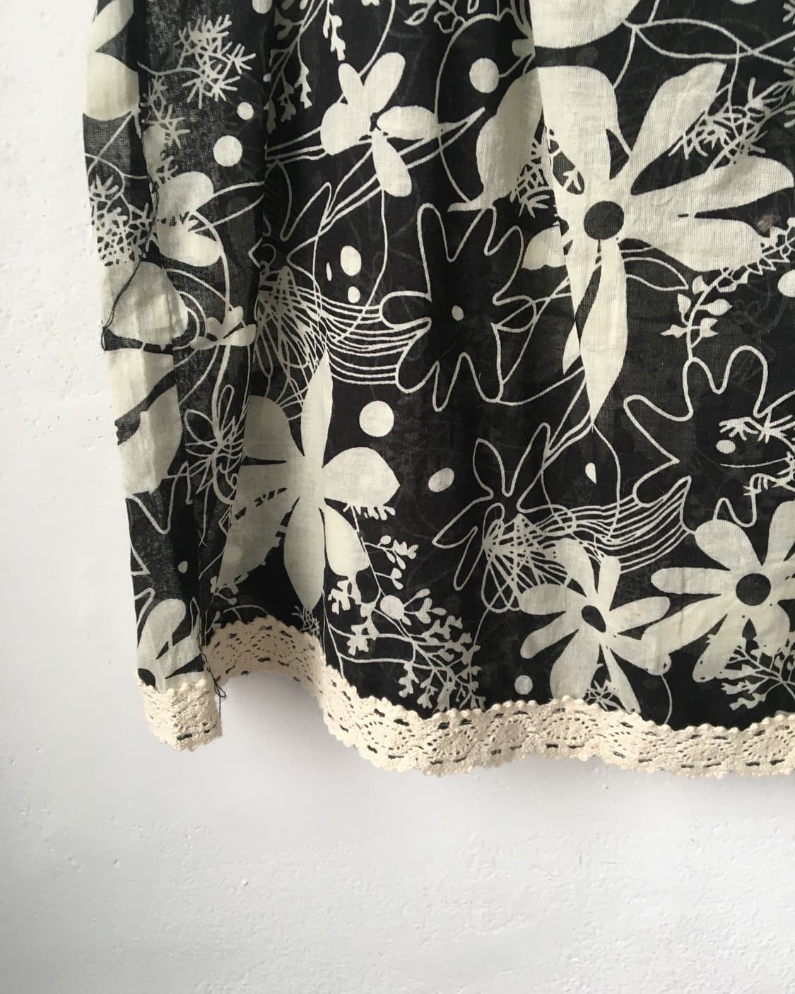 Crochet trimming ethnic pattern sleevele 상품이미지4