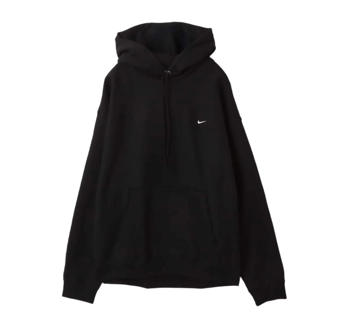나이키 솔로 스우시 풀오버 후드 블랙 화이트 - US/EU 팝니다. 상품이미지1
