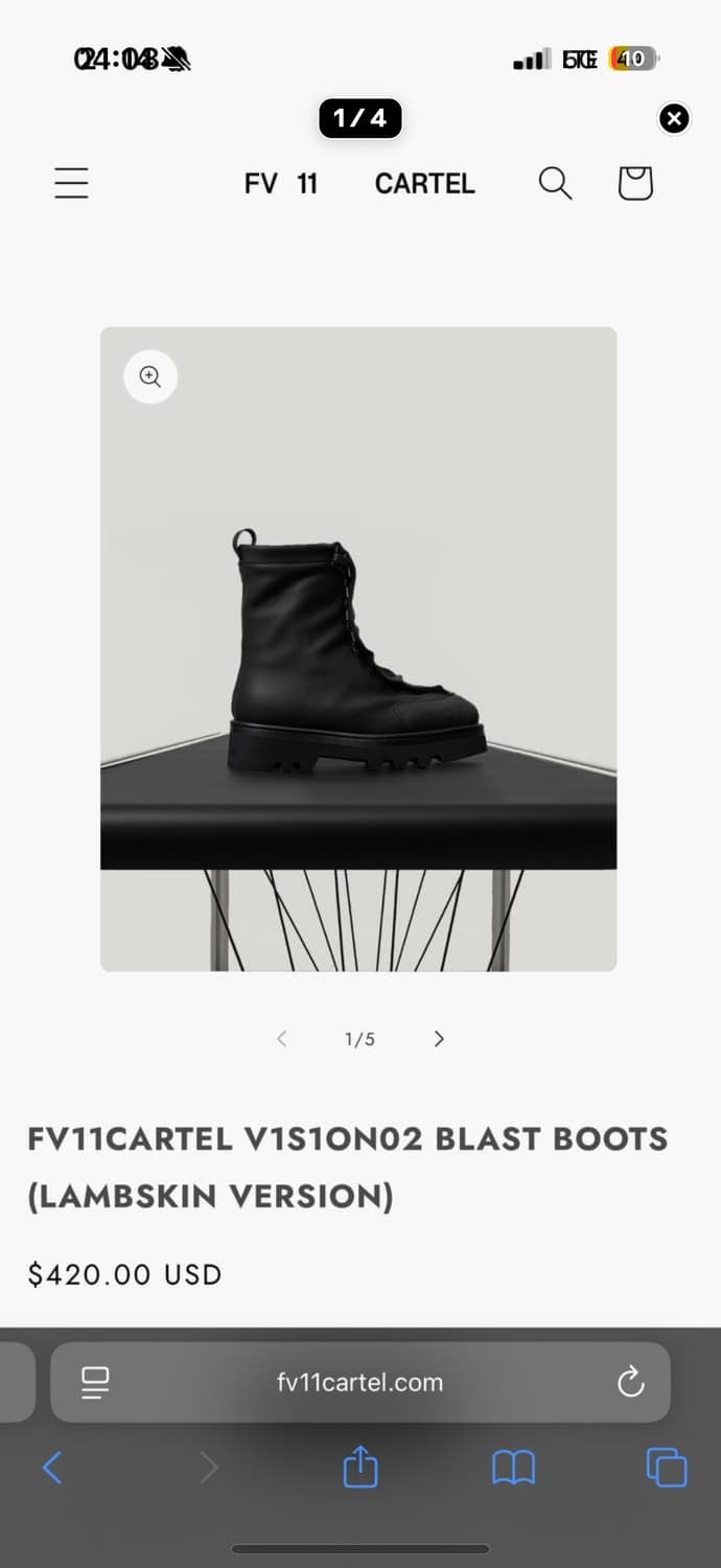 Fv11 cartel lambskin 구해요ㅠㅠ 상품이미지1
