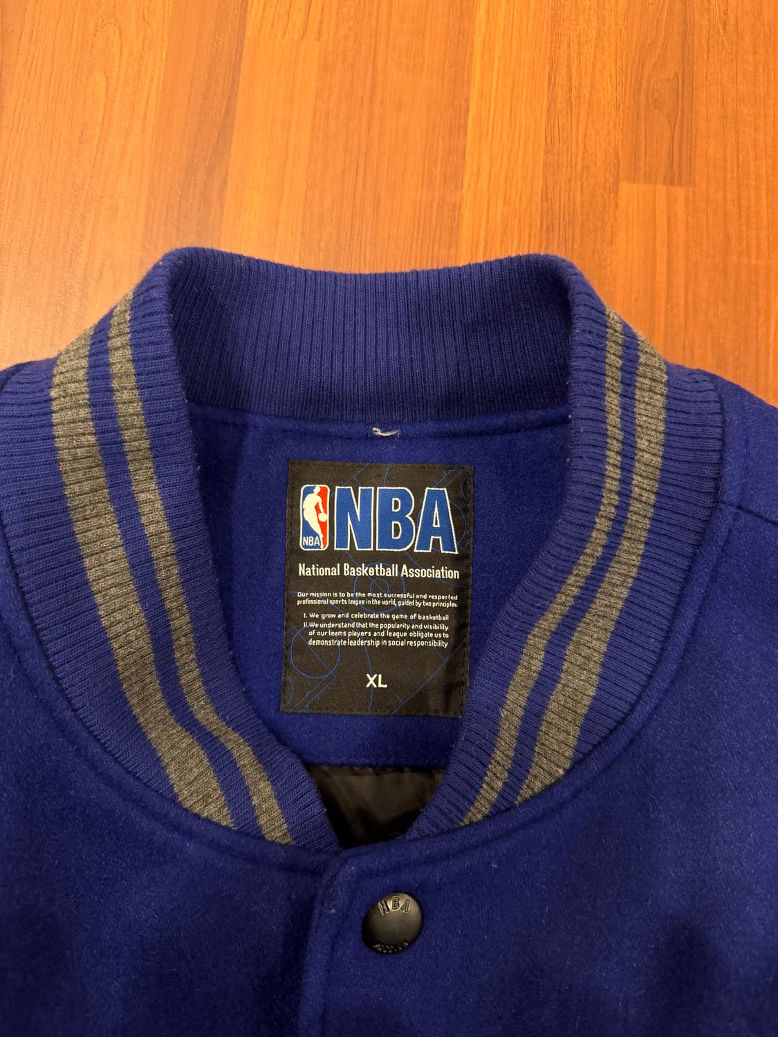 NBA 필라델피아 워리어스 스타디움 울 바시티 자켓 상품이미지7