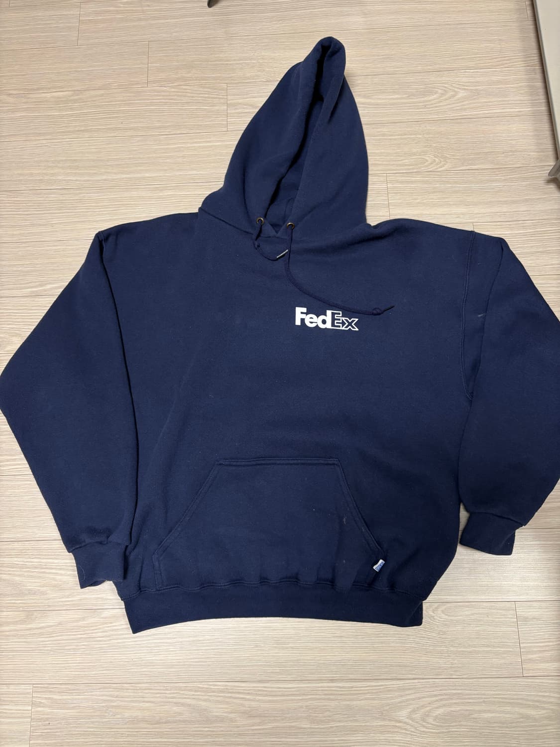 [L] fedex 페덱스 디스커스 후드티 네이비 상품이미지1