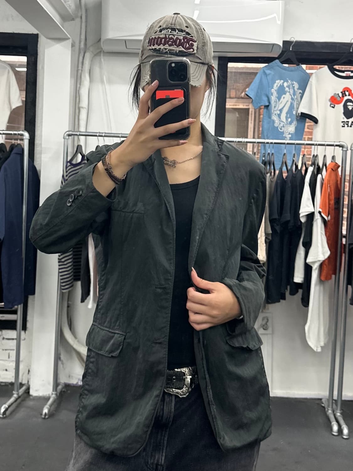 CP 컴퍼니 가먼트다잉 블레이저 자켓 상품이미지3
