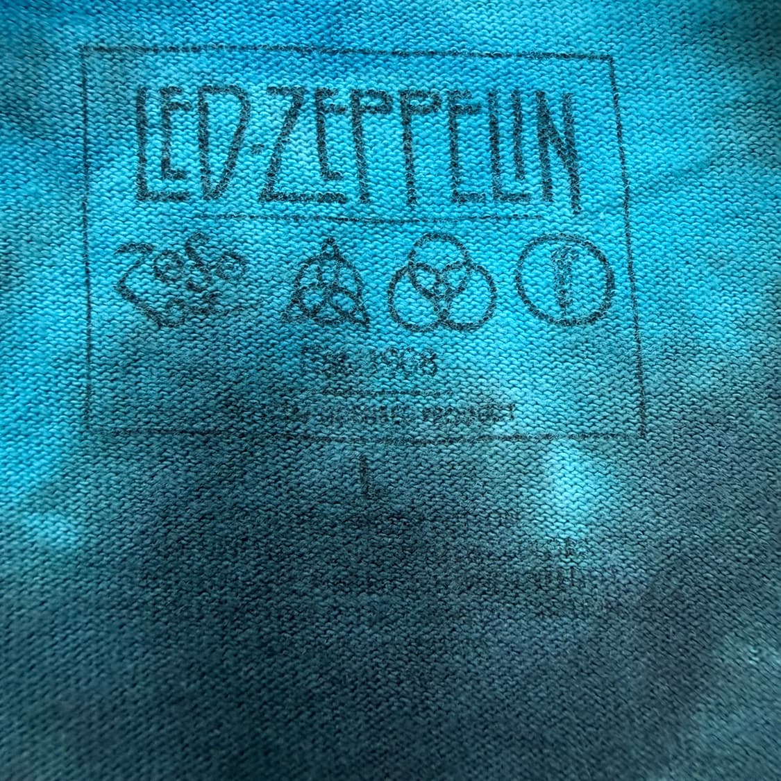 LED ZEPPELIN TOUR 1975 반팔 빈티지 밴드티셔츠L 상품이미지3