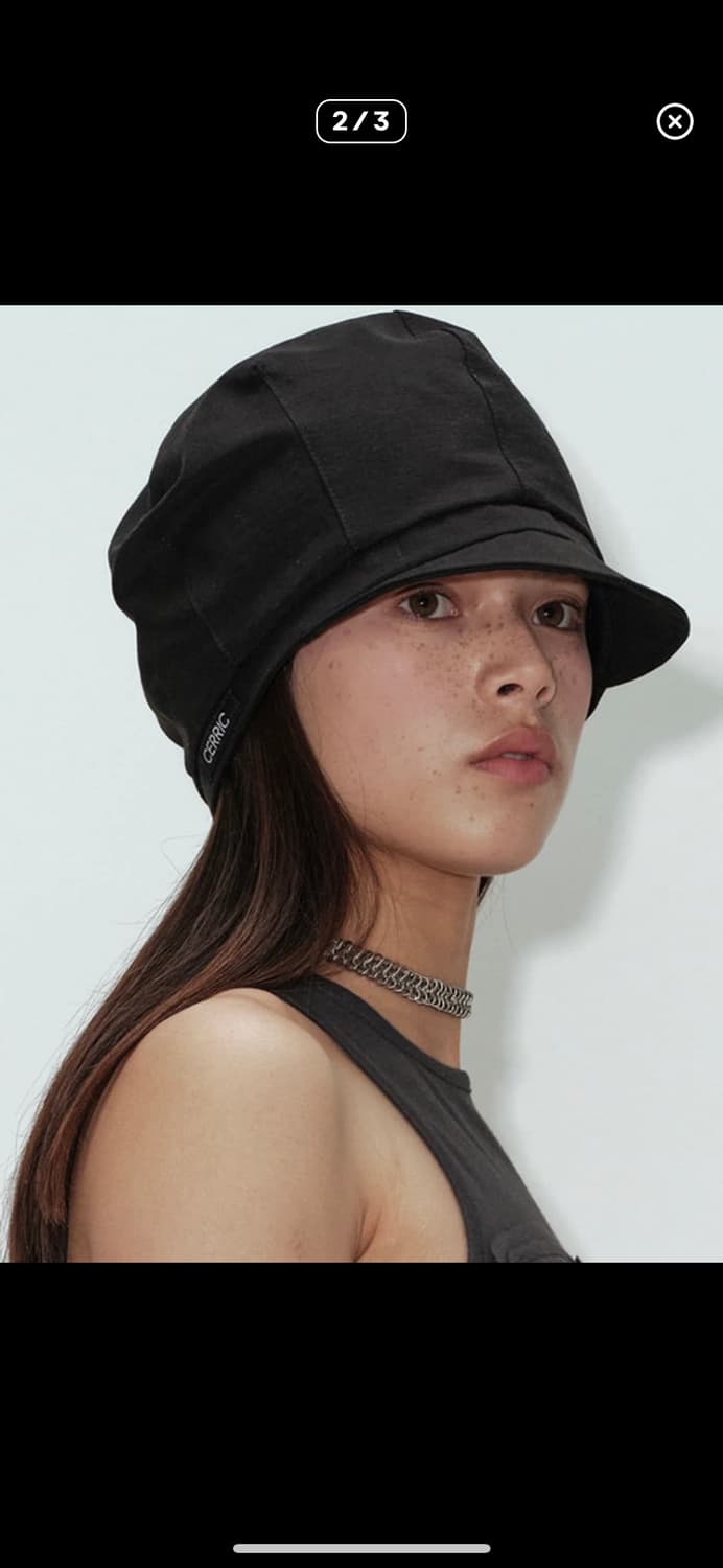 cerric casquette cap 블랙 상품이미지2