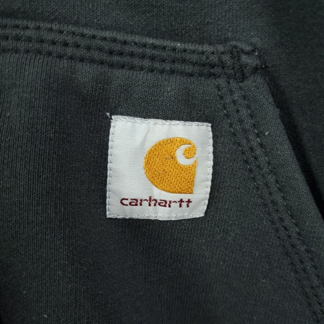 [칼하트] 로고 패치 오버핏 써멀 후드 집업 M20030 상품이미지7