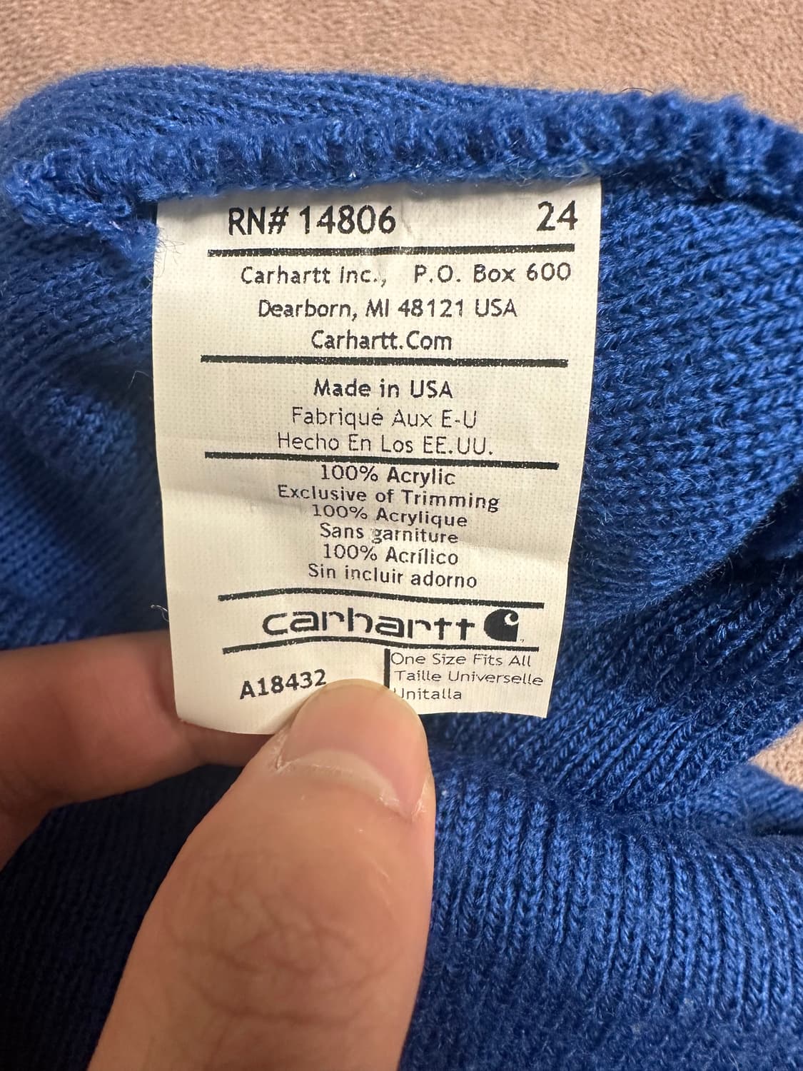 칼하트 비니 상품이미지2