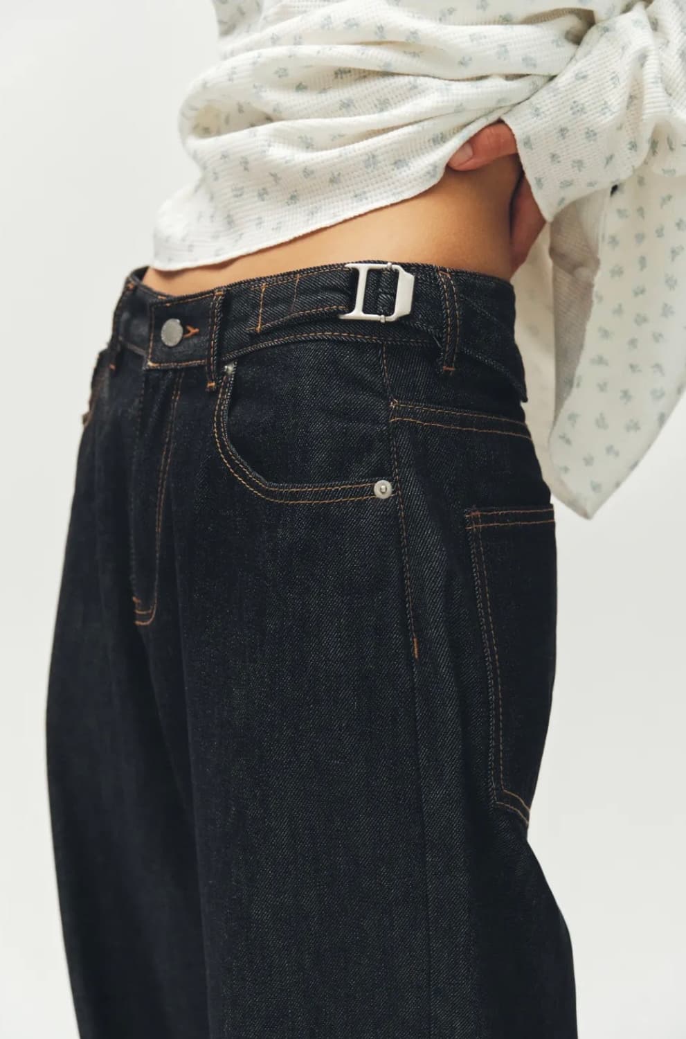 플리즈프로젝트 SIDE ADJUST BOYFIT DENIM, RAW 상품이미지2