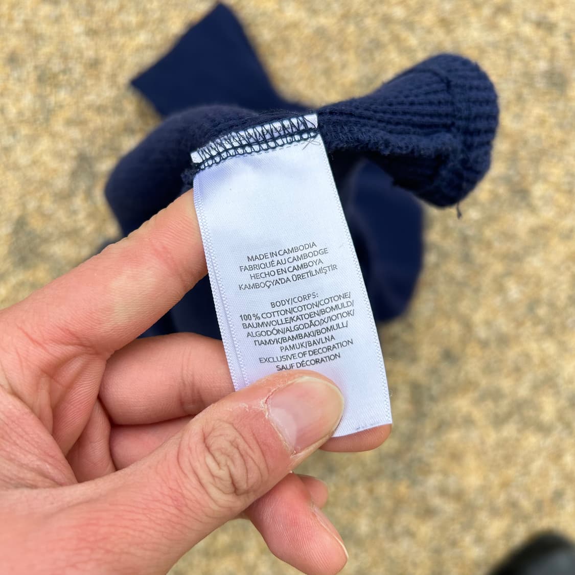 폴로 랄프로렌(POLO RalphLauren)네이비 와플 니트 상품이미지5