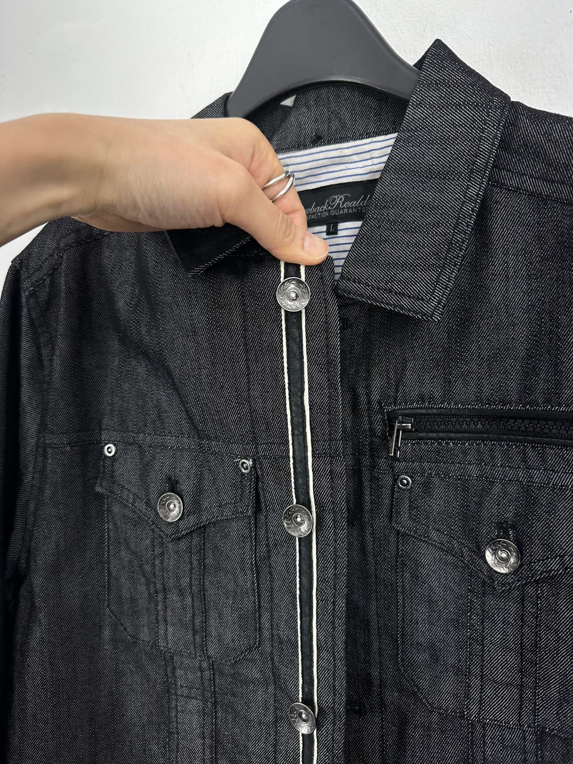 BareBack Realdress Leather Trim Cotton J 상품이미지2