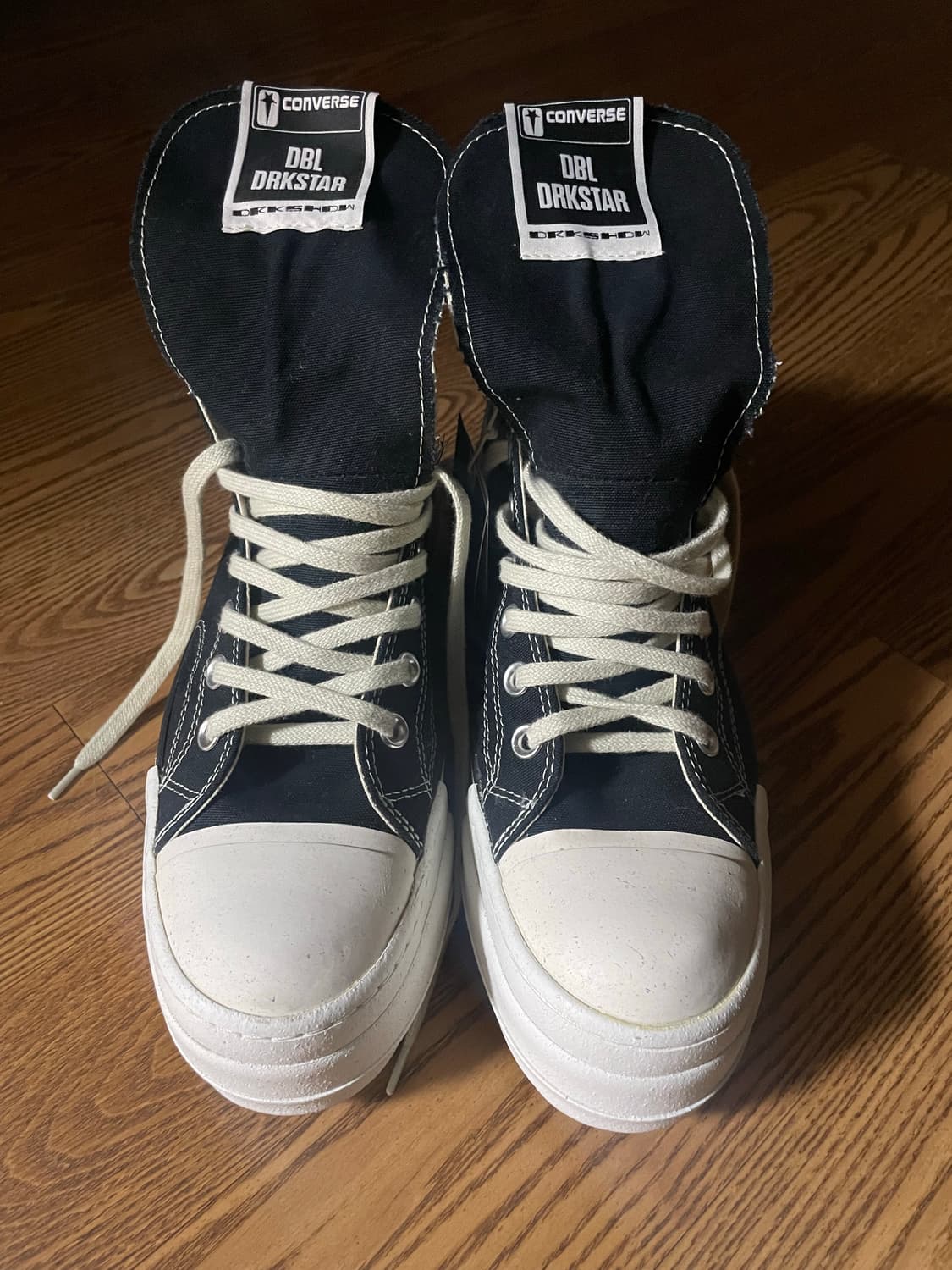 릭오웬스 다크쉐도우 더블 다크스타 컨버스 상품이미지2