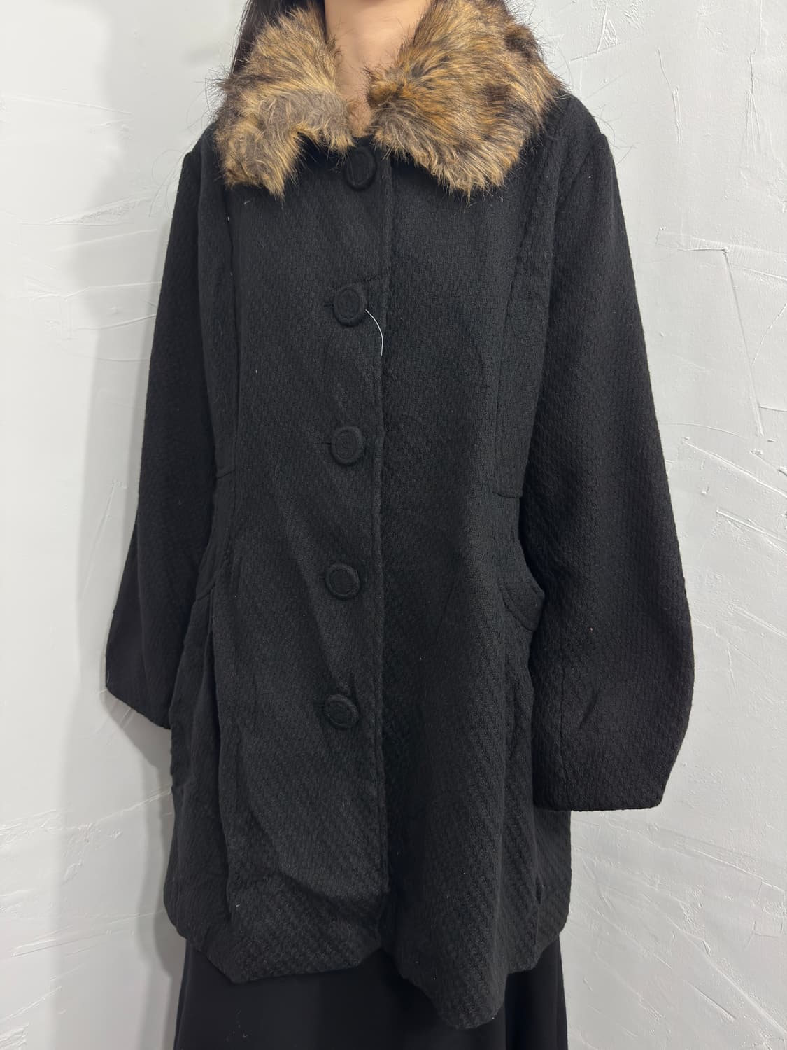 21stage fur detail coat 상품이미지4