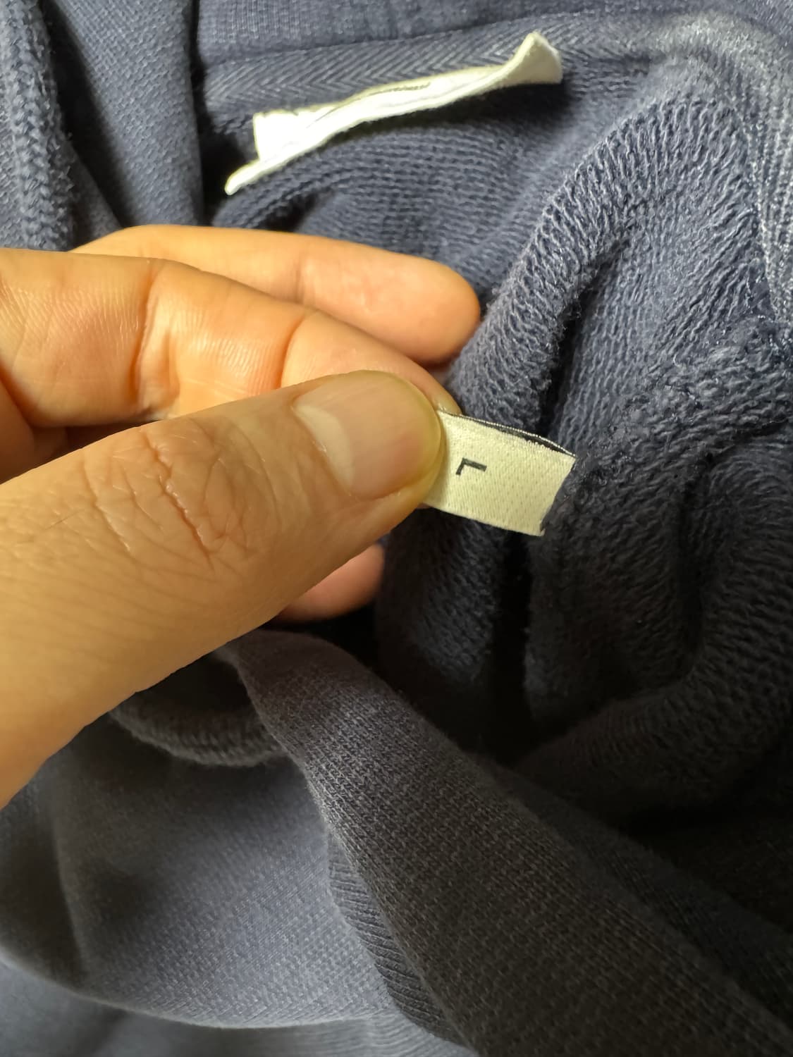 아미 후드티 맨투맨 네이비 L 정품 상품이미지5