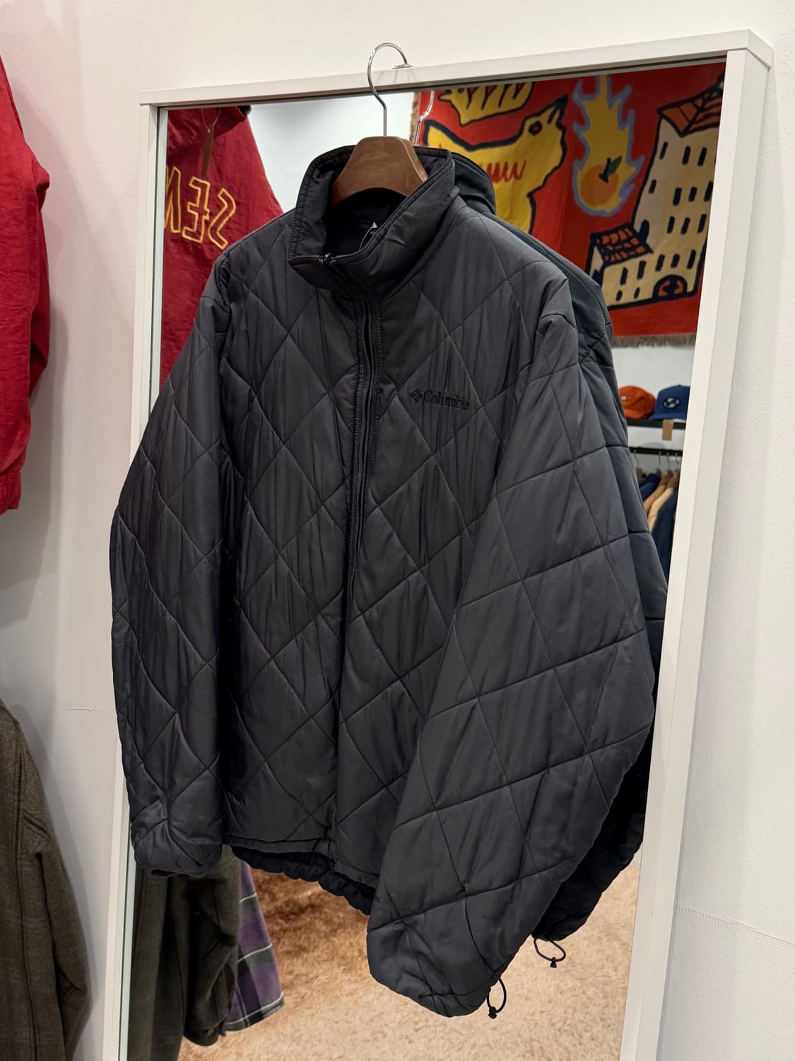 Columbia 컬럼비아 립스탑 리버서블 프리마로프트 라이트 패딩 상품이미지1