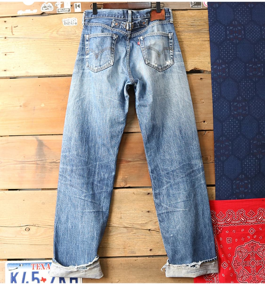 
일본판 90S LEVIS LVC 리바이스 702XX 빅 E 셀비지 데님 상품이미지4