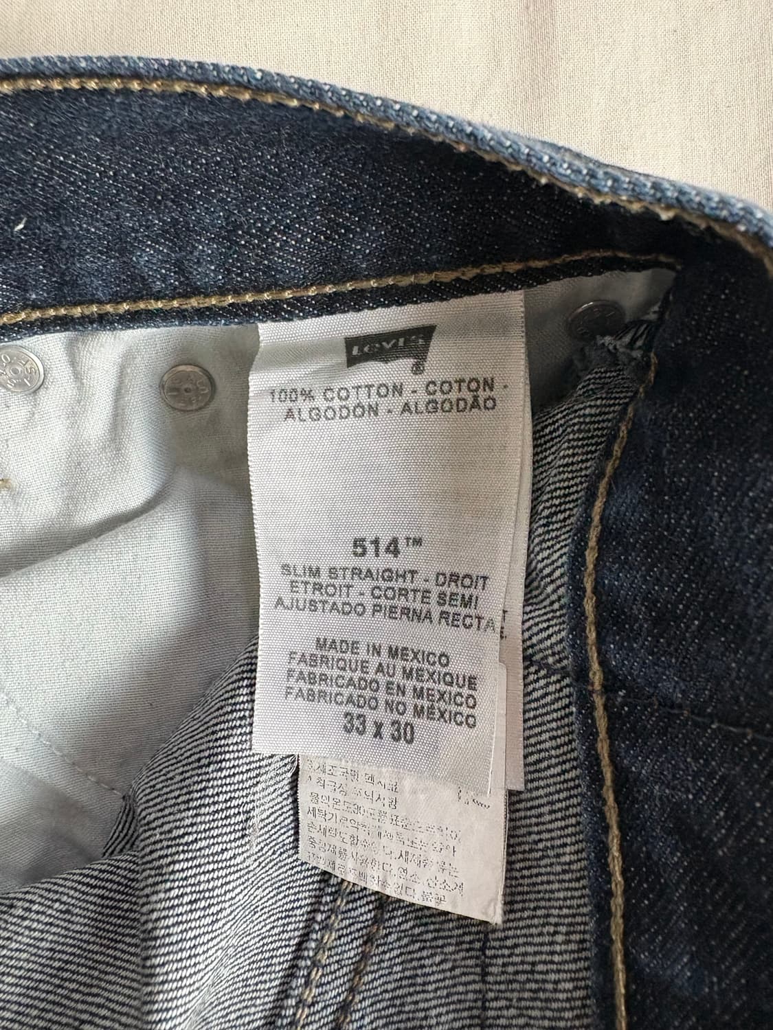 Levis 리바이스 514 데님팬츠 W33 L30 상품이미지6