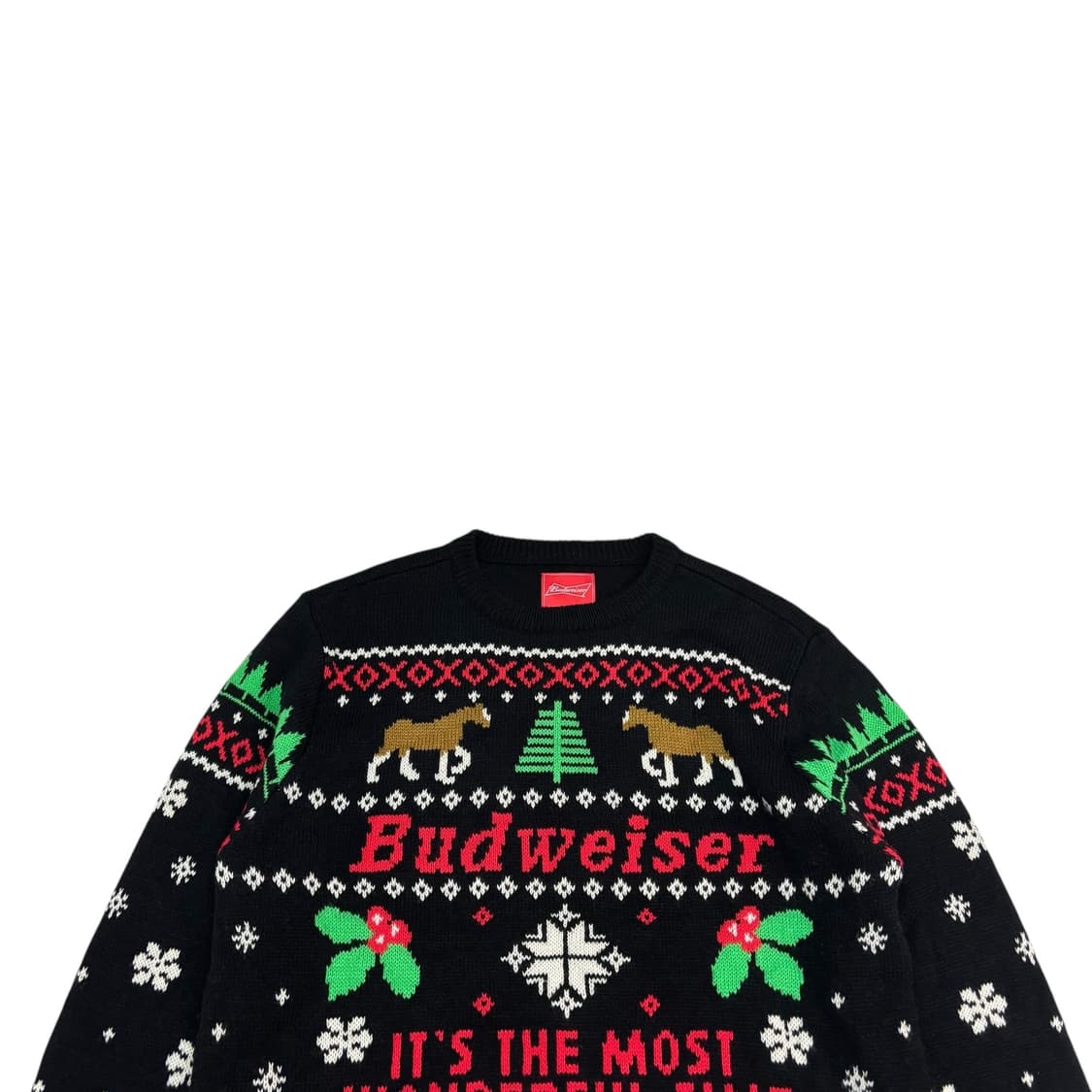 버드와이저 크리스마스 니트 상품이미지2
