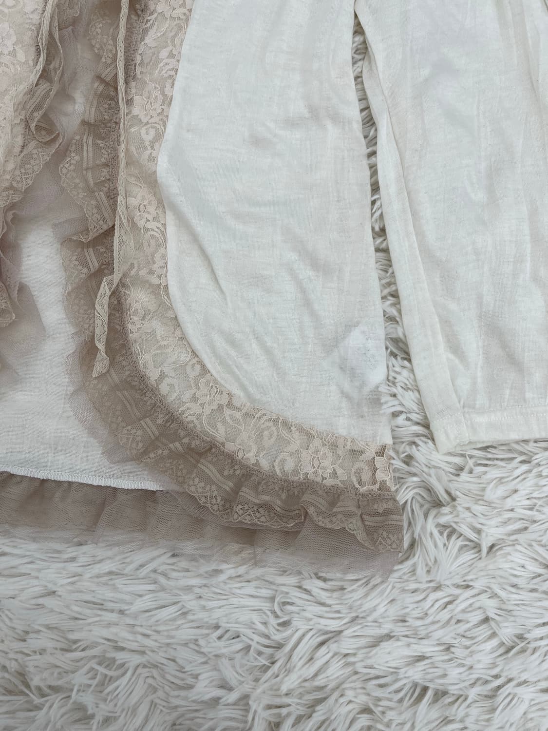 아이보리베이지레이스가디건 상품이미지3