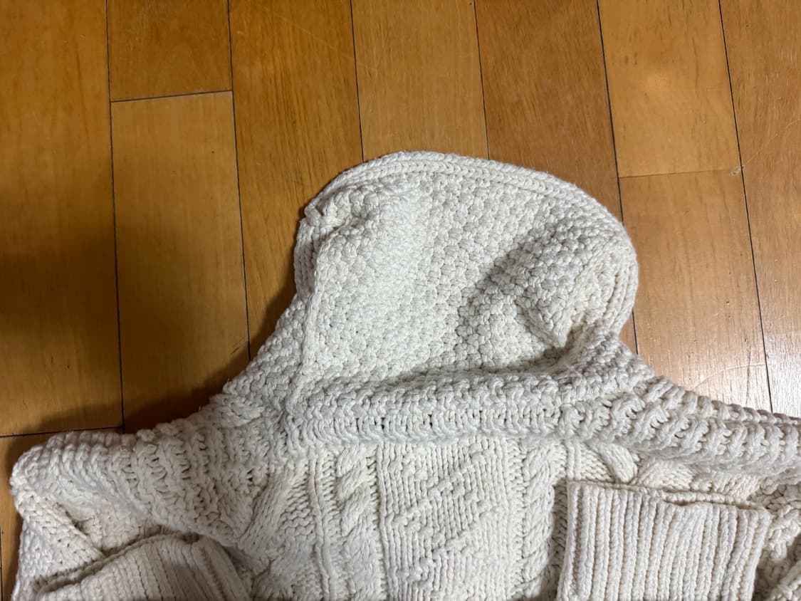 RRL 실크 혼방 아란 숄 칼라 가디건 (1회 실착) 상품이미지5