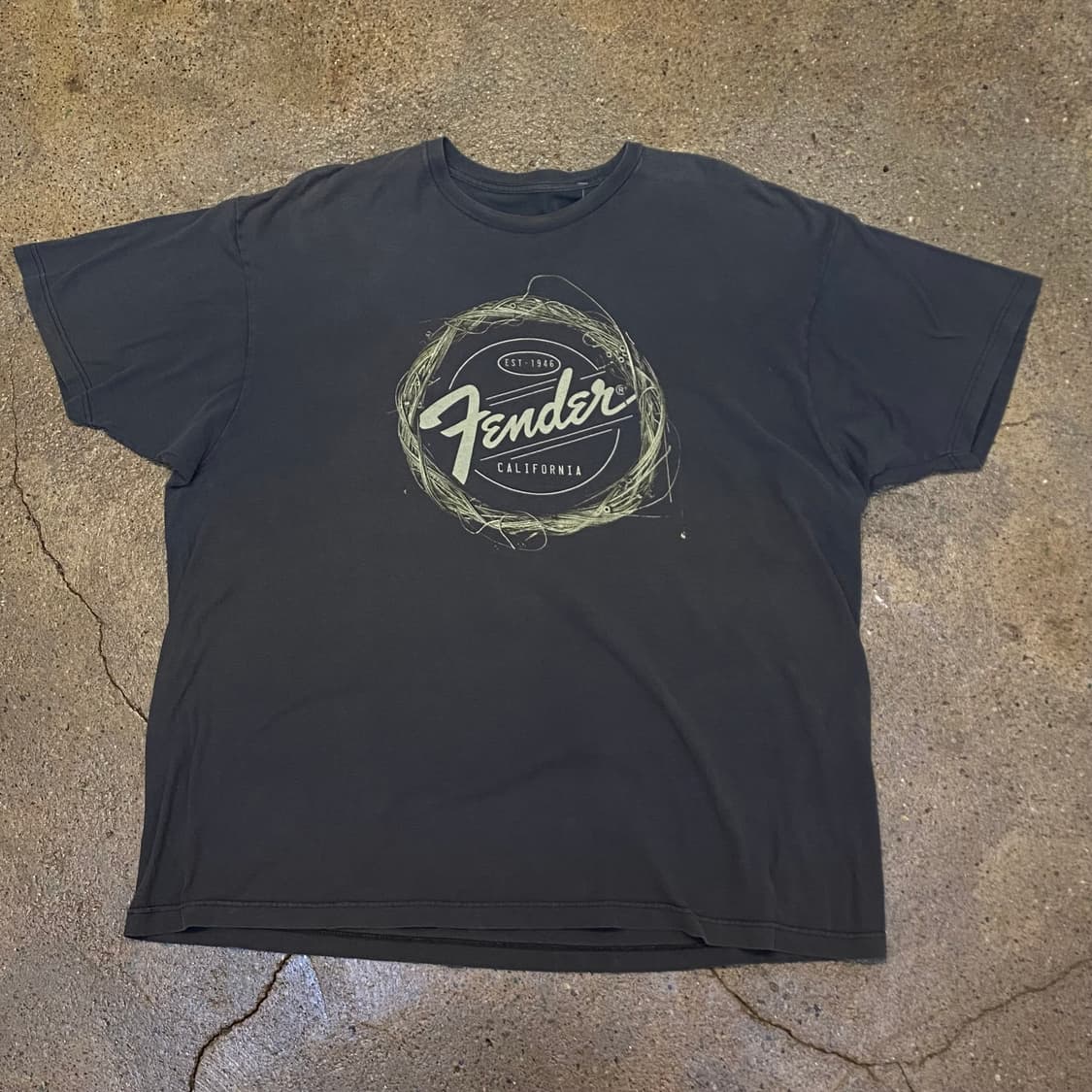 미국 빈티지 펜더 Fender 로고 반팔티 락티셔츠 상품이미지3