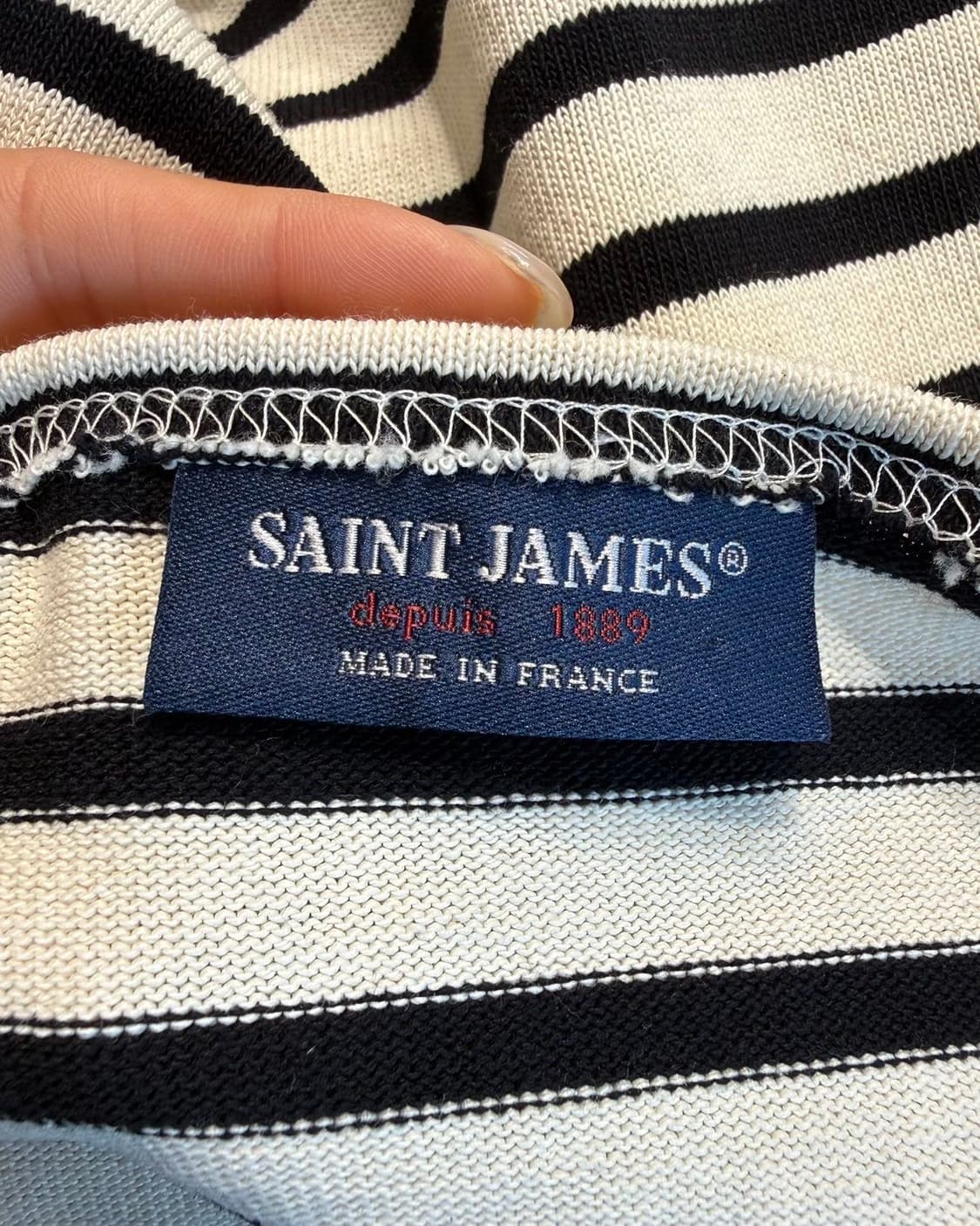 세인트 제임스 블랙 스트라이프 롱슬리브 상품이미지8