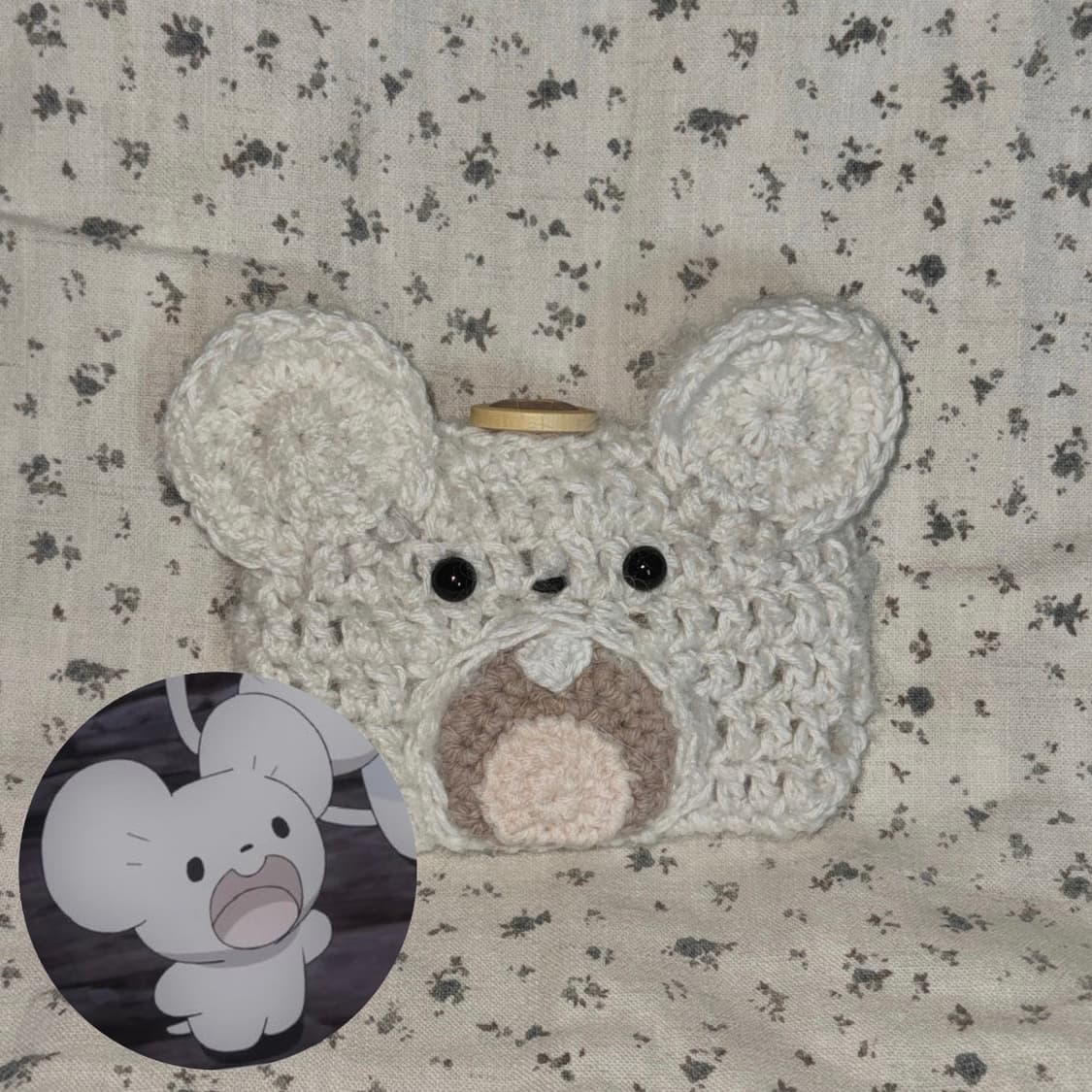 [핸드메이드] 두리쥐 뜨개 카드지갑 상품이미지1