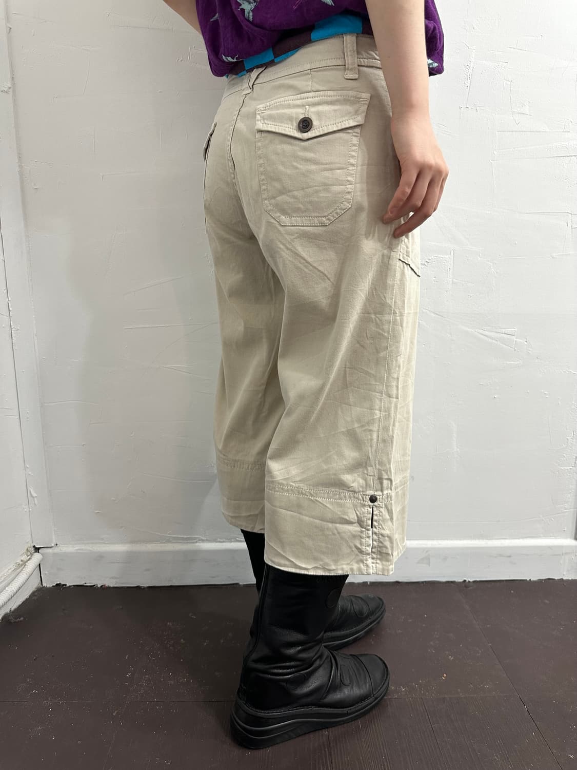 koji tachiyama beige half pants 상품이미지3