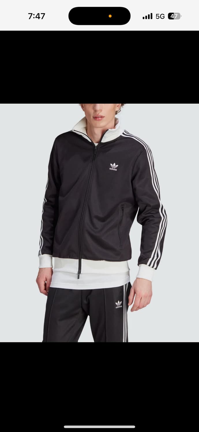 베켄바우어 트랙탑 - 블랙:화이트 / II5763 상품이미지1