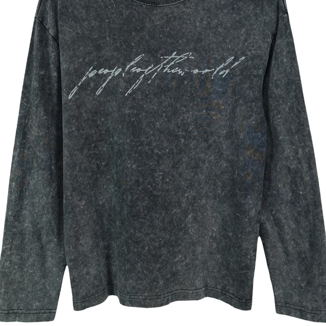 [피플오브더월드] 빅로고 워싱 롱슬리브 긴팔티 M18860 상품이미지5