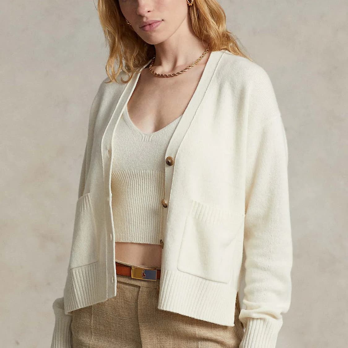 폴로 랄프로렌 여성 캐시미어 가디건 상품이미지6