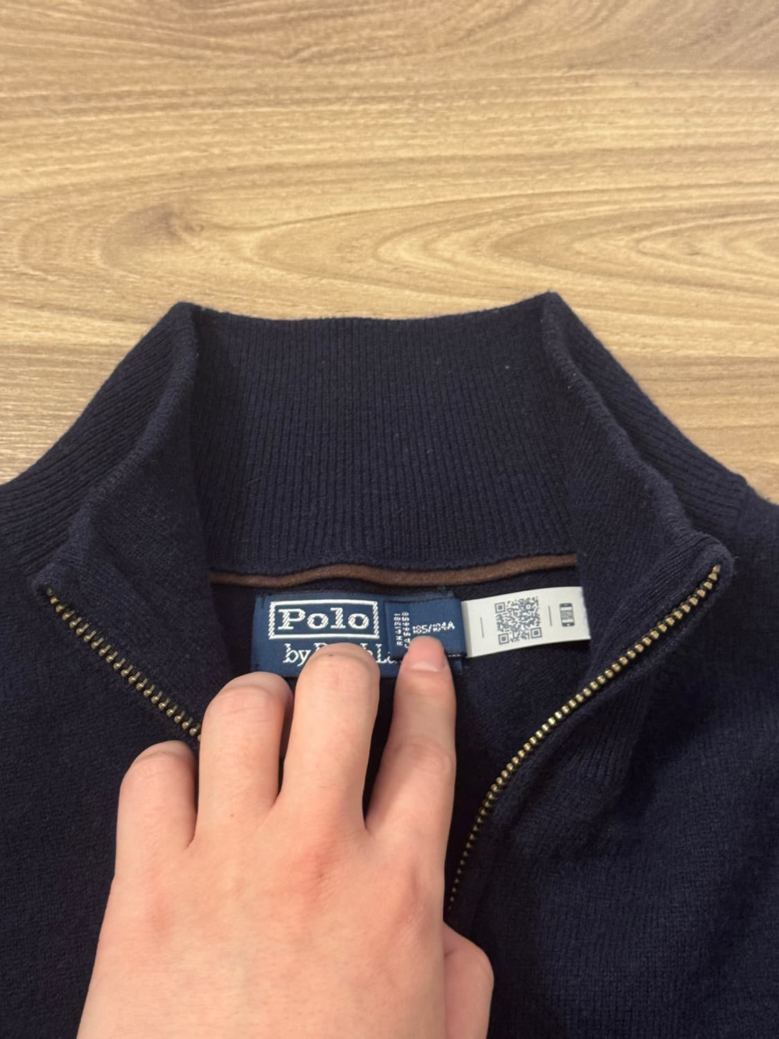 폴로 랄프로렌 울 풀 지퍼 스웨터 XL  상품이미지7