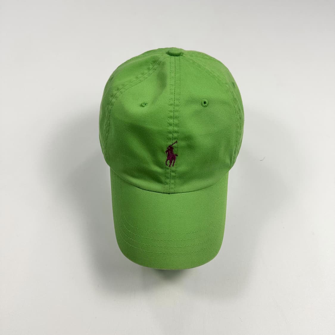 폴로 랄프로렌 포니 그린 와사비 볼캡 모자 상품이미지2