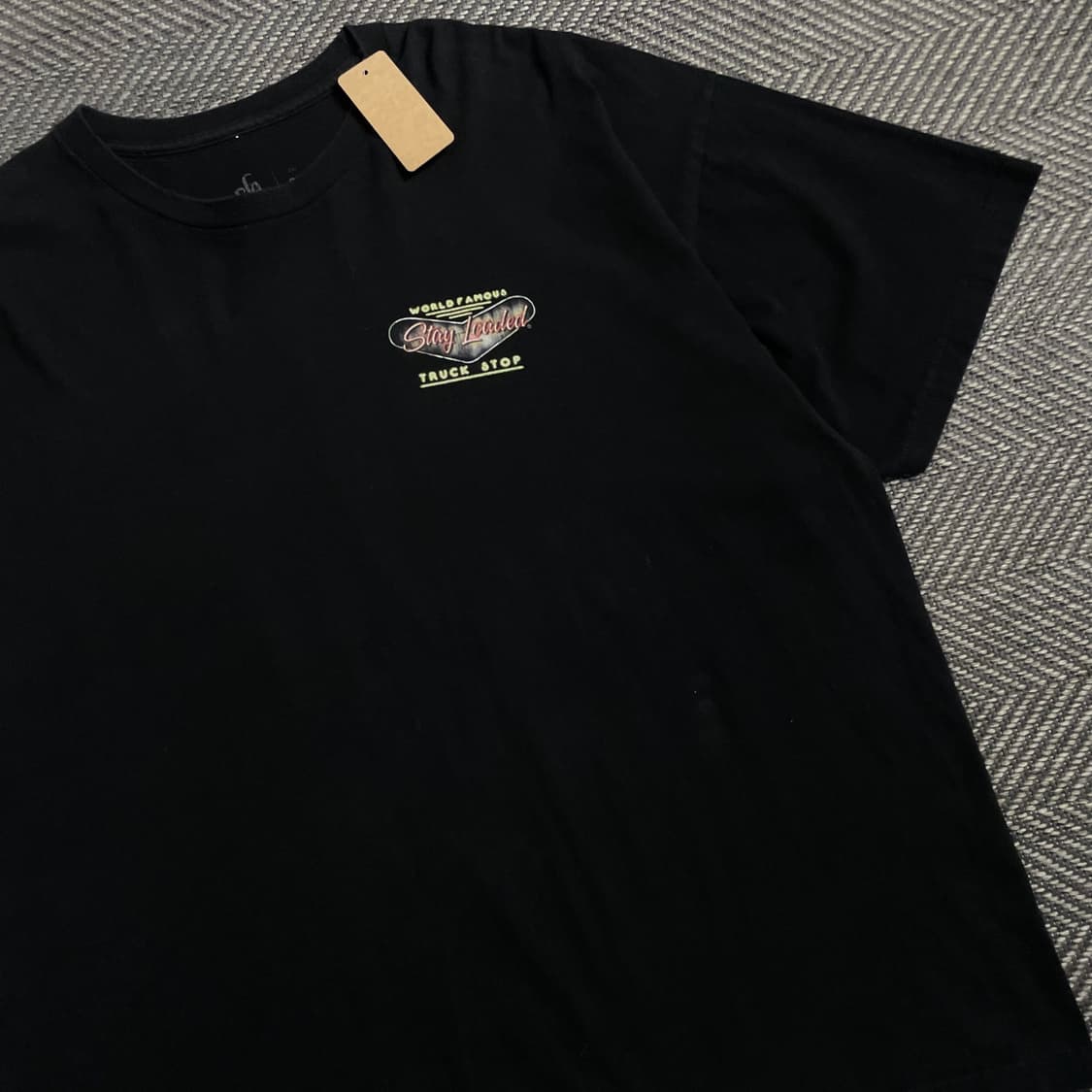 USA 빈티지 트럭 스탑 빅로고 반팔 티셔츠y 4637 상품이미지4